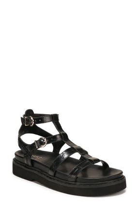 Naturalizer Lexie Ankle Strap Platform Sandal in Black at Nordstrom, Size 10