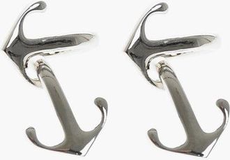 Off-white Silver-Tone Metal Earrings MIXED ARROW size One Size
