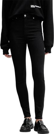 Karl Lagerfeld Skinny Jeans - Dames - Skinny Jeans - Zwart - W25 L32 - Katoen - Jeans