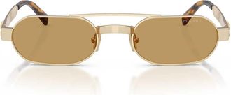 Miu Miu Sunglasses Mub52 S 22 M10 Y Antique Gold/Brown Women