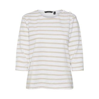 Vero Moda Gestreept T-shirt met 3/4 mouwen