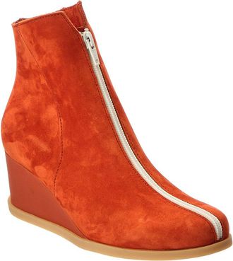 Arche Okolys Leather Wedge Bootie