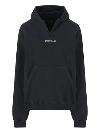 Balenciaga Felpa con cappuccio - Nero