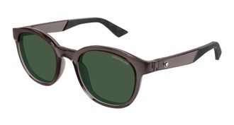 Montblanc Montblanc Mens 51 mm Grey Sunglasses