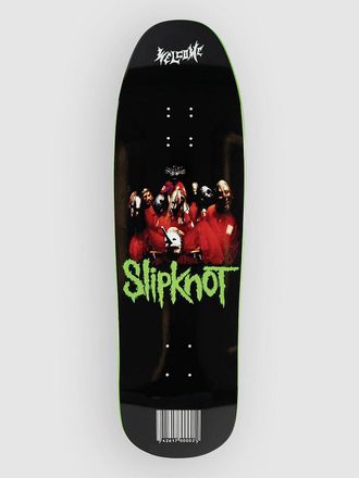 Welcome X Slipknot Self-Titled on Gaia 9.67 Skateboard Deck zwart