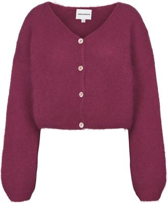 Americandreams Americandreams, Truien & Vesten, Dames, Bruin, XL, Wol, Cornelia Cropped Cardigan