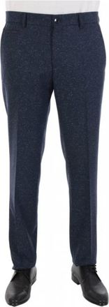 HUGO BOSS Heren, Broeken, Blauw, Maat: 2XL Zijde