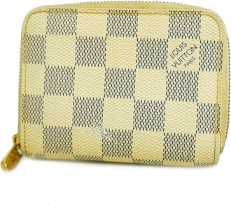 Louis Vuitton White Coin Purse/Coin Case (Pre-Owned)