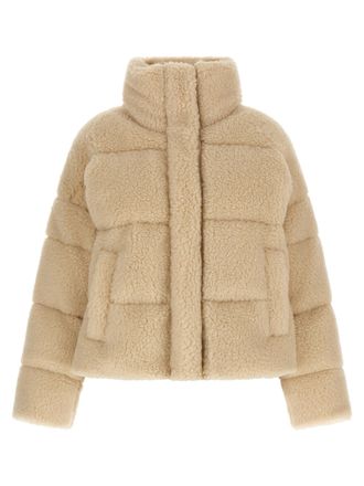 Max Mara Alfredo Puffer Jackets Beige-Donna