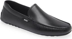 BOSS Noel Moc Toe Loafer in Blk at Nordstrom Rack, Size 7Us / 6Uk