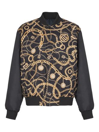 Balmain Omkeerbaar bomberjack - Zwart