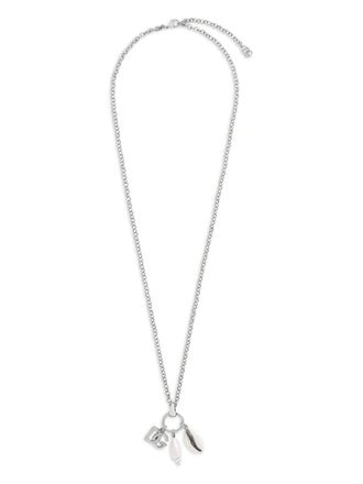 Dolce & Gabbana DG logo necklace - Silver
