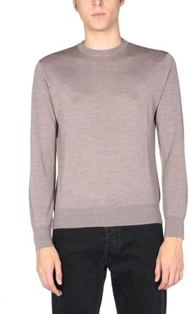 Ballantyne Light Grey Solid Sweater