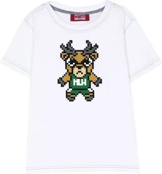 Mostly Heard Rarely Seen graphic-print short-sleeve T-shirt - kids - Cotton - 10 yrs - White