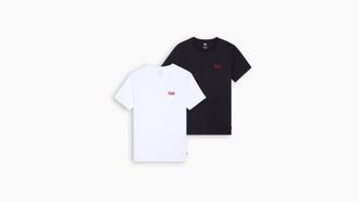Levi's Graphic Crewneck T Shirt 2 Pack - Mens - 2XL - Black