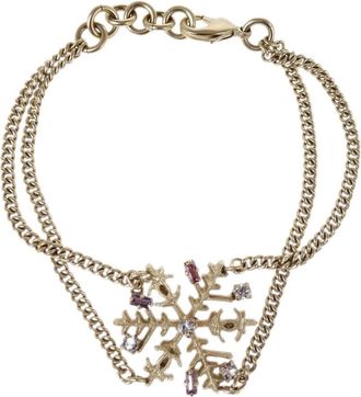 Chanel 2005 snowflake chain bracelet - Gold