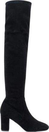 Parall&egrave;le Parallele - Zarcas Over-knee Laarzen - Dames - Schoenen - Zwart - Maat: 36 1/2 EU Leer