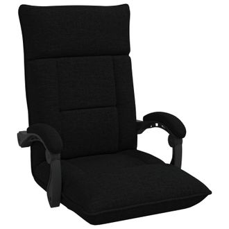 vidaXL Sill&oacute;n Ajustable Negro Tela Vidaxl