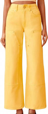 Ulla Johnson Womens The Olympia Jean In Dandelion Wash
