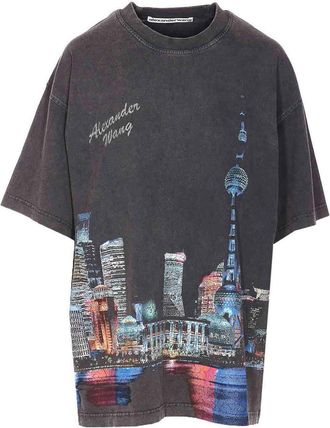 Alexander Wang Grey T-Shirt