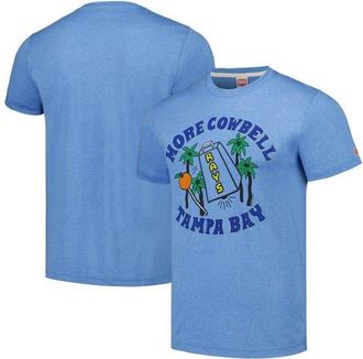 Homage Mens Homage Light Blue Tampa Bay Rays Doodle Collection More Cowbell Tri-Blend T-Shirt at Nordstrom, Size Medium