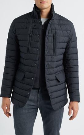 Save The Duck Elias Quilted Water Resistant Puffer Jacket in Black at Nordstrom, Size Xx-Large