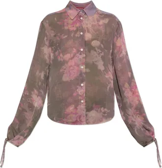 Diesel Mujer, Blusas y Camisas, Marr&oacute;n, Talla: 2XS