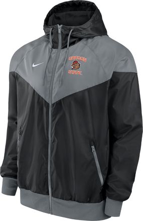 Nike Oregon State Windrunner Nike Mens College Lined Jacket in Black | M62068E168ORST-BLK
