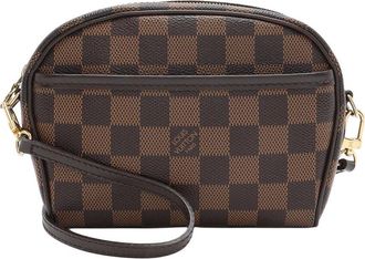 Louis Vuitton Brown Damier Ebene Ipanema Pochette (Authentic Pre-Loved)