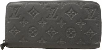 Louis Vuitton Noir Long Wallet (Bi-Fold) (Pre-Owned)