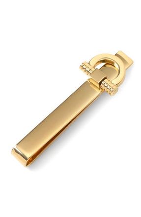 Cufflinks Inc. Horse Bit Stainless Steel Tie Bar in Gold at Nordstrom
