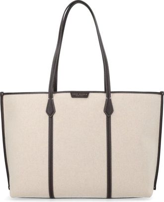 Tory Burch Tassen, unisex, Beige, ONE Size, Katoen, Perry Canvas Tote