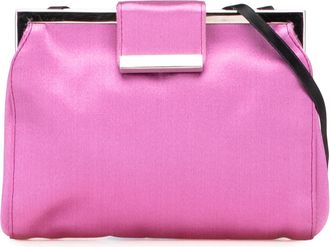 Miu Miu Pre-owned Womens Satin Shoulder Bag Vintage - Light Pink Textile - One Size
