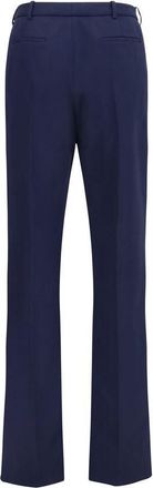Balenciaga Womens Blue Wool Oves Aries Pants