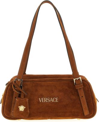Versace Versace Tag Borse A Spalla E Tracolla Marrone-Donna