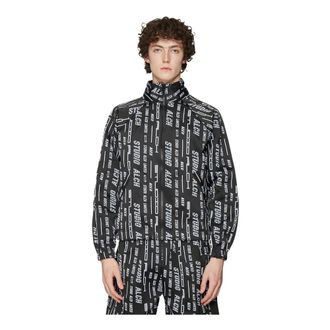 Studio ALCH Studio ALCH, Light Jackets, male, Black, Size: XL Lanyard Logo Jacket