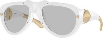 Burberry BE4433U 414187 Mens Sunglasses White Size 57
