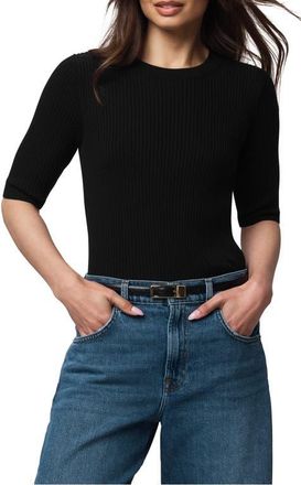 Splendid Georgie Rib Sweater in Black at Nordstrom, Size Small