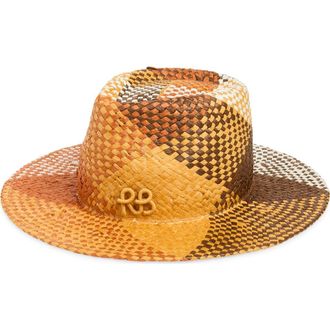 Ruslan Baginskiy Multicolored Woven Hat in Ginger at Nordstrom, Size Medium