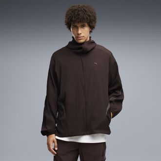 Puma Giacca sportiva CLRT unisex, Abbigliamento, Marrone, XXL