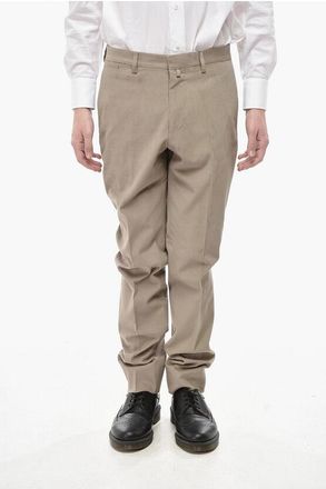 Corneliani CIRCLE Cotton-Blend Twill Chino Trousers size 44
