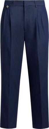 Etro darted tailored trousers - Blue