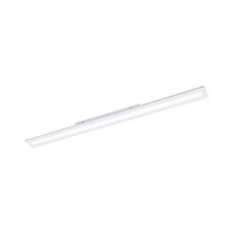 Loops Wall / Ceiling Light White 1195mm Slim Strip Panel 36W Built in LED 4000K