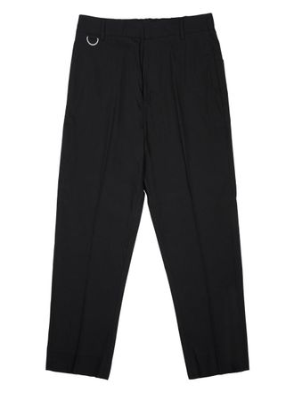 low brand Straight-Leg Black Pants with Minimalist Design