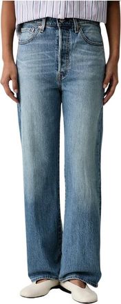 Levi's Ribcage Straight Ankle - - Jeans - Donna - Blu - W24 L27