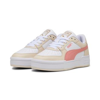 Puma Sneaker PUMA CA PRO CLASSIC II, Damen, Gr. 38,5, weiss (puma wei&szlig;, alpine snow, pink fruit), unifarben, Schuhe Sneaker