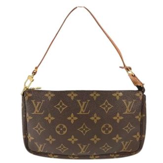 Louis Vuitton Pre-owned Mini Bags, female, Brown, Size: ONE SIZE Pre-owned Pochette Accessoires