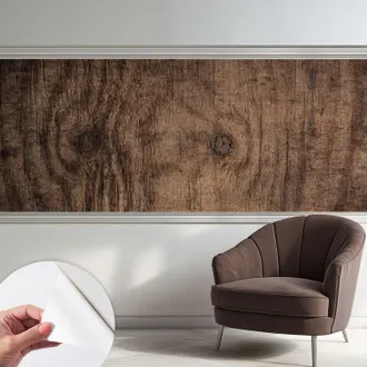 Tulup Carta Da Parati Adesiva - Fotomurale - Facile Da Applicare - Per La Soggiorno - Camera Da Letto - Legno Rustico 250x104 Cm