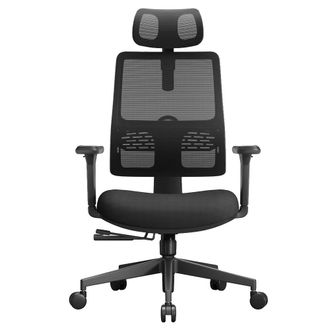 OEM Silla De Oficina, Soporte Lumbar Ajustable, Reposabrazos 3d, Color Negro