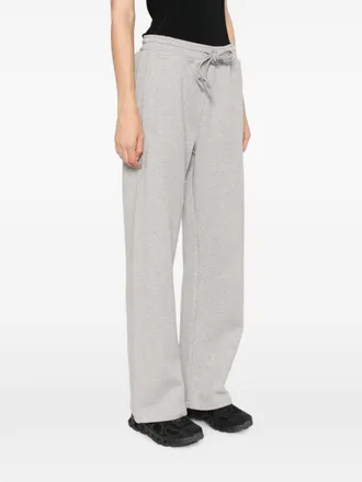 adidas by Stella McCartney Wide-Leg Organic Cotton Trousers - Grey